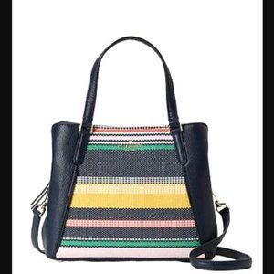 Kate Spade New York NWOT Jackson Boardwalk Stripe Medium Crossbody & Satchel